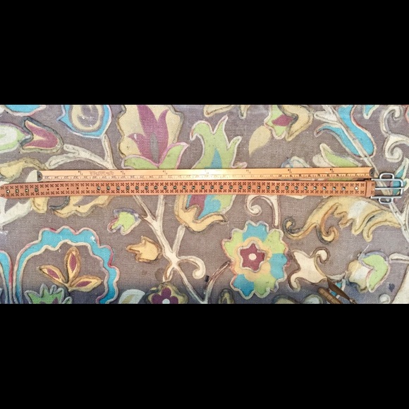 Hand Tooled Thick Leather Belt - Picture 3 of 5